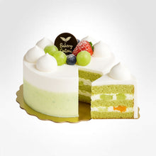 이미지를 갤러리 뷰어에 로드 , Matcha Fresh Cream Fruit Cake