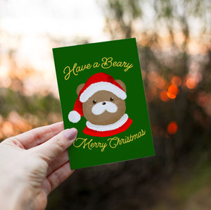 "Have a Beary Merry Christmas" Card