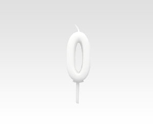 Number 0 Candle