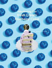 이미지를 갤러리 뷰어에 로드 , Fresh Cream Blueberry Cake
