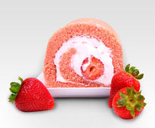 Load image into Gallery viewer, Strawberry Roll Cake
